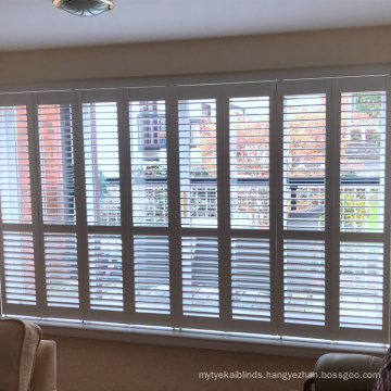 Top supply customizable window blinds plantation shutters on windows